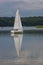 SAILBOAT ON THE LAKE