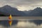 Sailboat on Lake McDonald