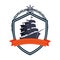 sailboat maritime emblem icon