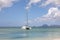 Sailboat near Salines beach, Sainte-Anne, Martinique