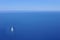 Sailboat in ocean