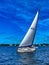 Sailboat racing on the Saint Lucie River