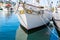 Sailboat Reflection In The Water at The Historic Seaport