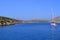 Sailboat sailing in the Aegean