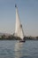 Sailboat sailing on the Nile