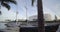 Sailboat sailing vessel Juliet Downtown Miami FL 4k 60p