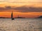 Sailboat on San Francisco Bay