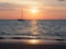 Sailboat on the sea at Phuket, Thailand