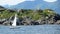 A sailboat in Skrova, Lofoten