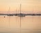 Sailboat Sunrise at Anchor