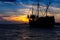 Sailboat in twilight