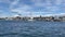 A sailboat on the water in Newport Beach, California