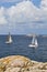 Sailboats in the archipelago