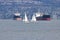 Sailboats and Freighters