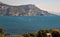 Sailboats in the Gulf of Saint Hospice off the Coast of Cap Ferrat