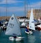 Sailboats In Heraklion Greece Harbour