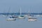 Sailboats in Keyport New Jersey