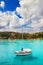 Sailboats at Lakka Bay, Paxos, Greece