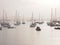 Sailboats moored in Mindelo harbour, Sao Vicente island Cape Verde