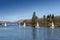 Sailboats racing at a regatta event on Lake Windermere in the Lake District National Park, North West England, UK