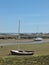 Sailboats on the Ria by low tide , Fuseta, Algarve - Portugal