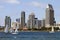 Sailing Along The Bay Waterfront in San Diego