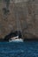 Sailing along caves Paxos.