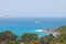 A sailing boat at Anse Lazio