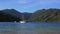 Sailing boat in the Endeavour Inlet