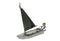 Sailing boat iron toy