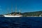 Sailing boat in Isle of Elba.