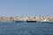 Sailing boats and yachts anchor at the old harbor in La Valetta