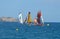 Sailing Close Yacht Racing