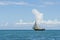 Sailing dhow indian ocean