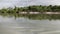 Sailing down the river through the tropical mangrove vegetation