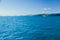 Sailing between the islands of the Whitsundays