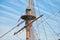 Sailing mast of ship