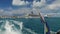 Sailing near the Bermuda islands-sightseeing tour and the cruise ship,Bermuda islands,North Atlantic ocean
