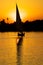 Sailing on the Nile, Egypt at Sunset