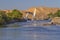 Sailing on the Nile. Gateway to Nubia ( Egypt)