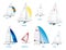 Sailing. Olympic sailboat classes