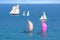 Sailing Regatta in the Cancale Bay.