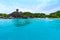 Sailing Rock and beautiful tropical sea of Similan island, Phang-nga, Thailand