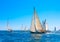 Sailing in Saronic gulf in Greece