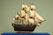 Sailing ship - Bounty wooden antique model building