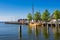 Sailing ship in the port of Ahrenshoop, Germany