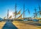 Sailing ship in San Diego seafront