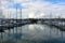 Sailing ships in Auckland Westhaven Marina, New Zealand