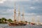 Sailing ships on the Hanseatic Sail