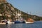 Sailing ships in Omis, Croatia